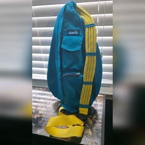 KAVU Blue and Yellow Men's Backpack
